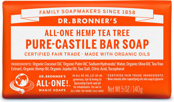 Dr. Bronner's Pure-Castile Bar Soup - Tea Tree