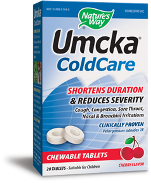 Nature's Way Umcka ColdCare Chewable (Berry) 20 Tabs