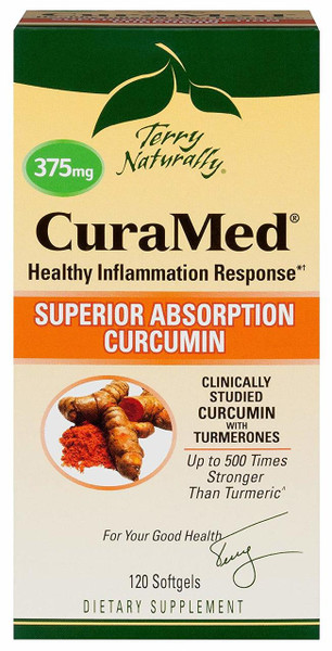 CuraMed Superior Absorption Curcumin 375 mg 120 SG