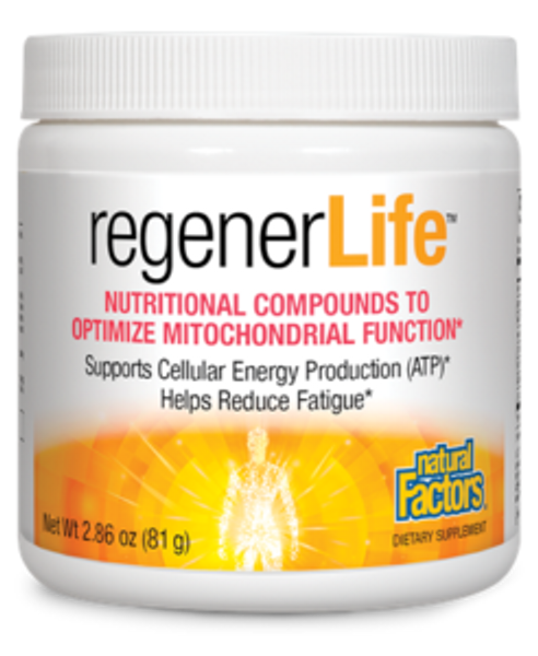 Natural Factors RegenerLife Drink Powder 2.86 oz