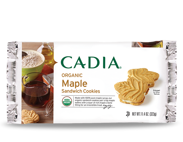 Cadia Organic Maple Sandwich Cookies 11.4 oz