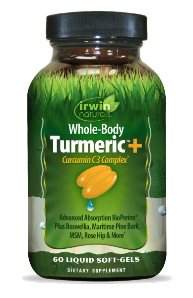 Irwin Naturals Whole-Body Turmeric + Curcumin C3 Complex 60 SG