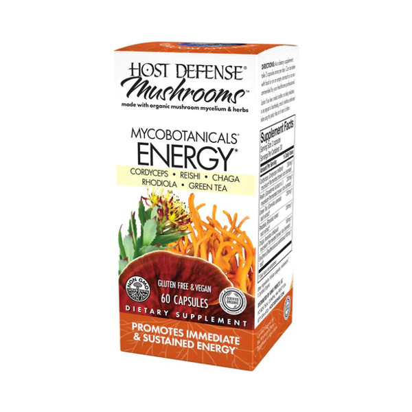 Host Defense MycoBotanicals Energy 60 Vcaps