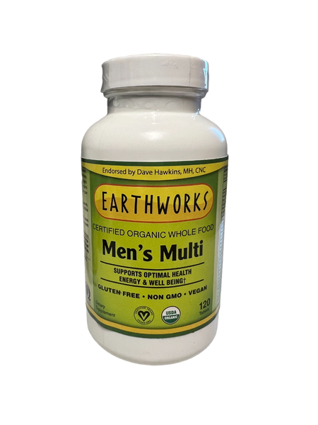 Earthworks Whole Food Men's Multi 120 tabs