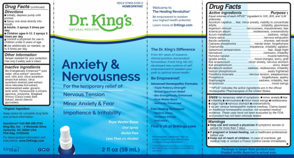 Dr. King's Anxiety & Nervousness 2 oz