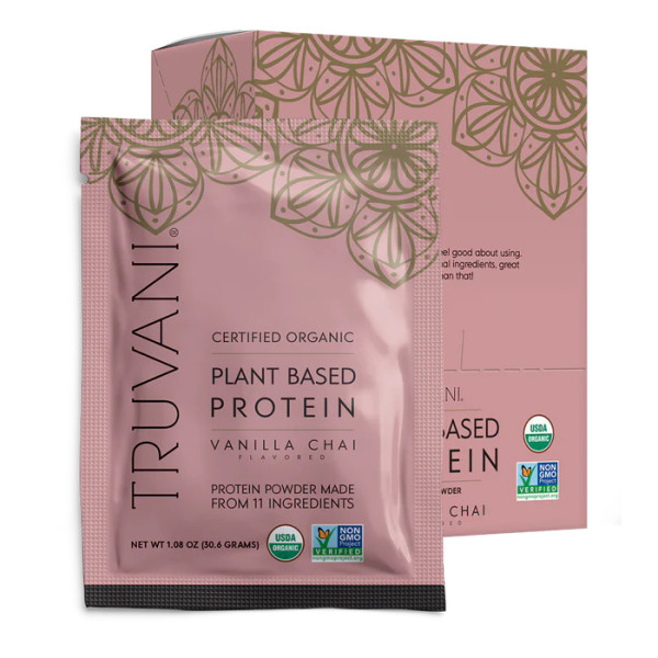 Truvani Plant Based Protein Powder Vanilla Chai 1.15 oz