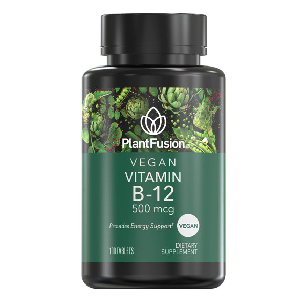 PlantFusion Vitamin B12 500 mcg 100 tabs