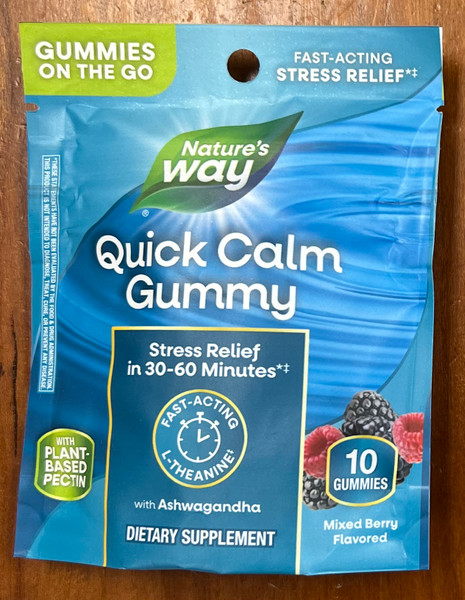 Nature's Way Quick Calm Gummy 10 gum