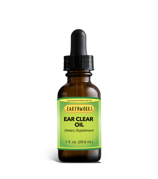 Ear Clear Oil 1 oz by Dave Hawkins' EarthWorks