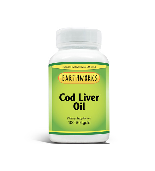 Cod Liver Oil 100 Caps by Dave Hawkins' EarthWorks