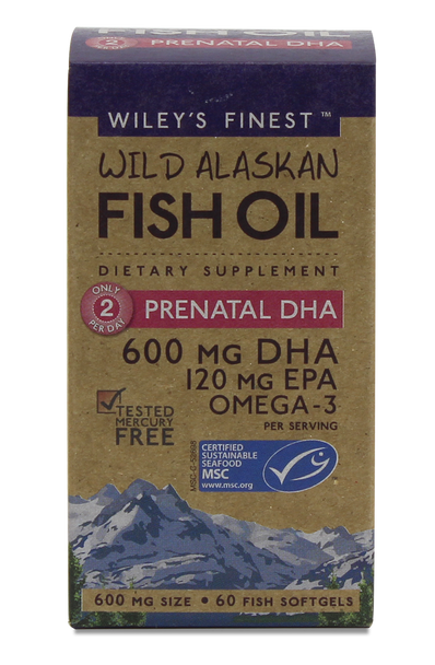 Wiley's Prenatal DHA 600 MG 60 SG