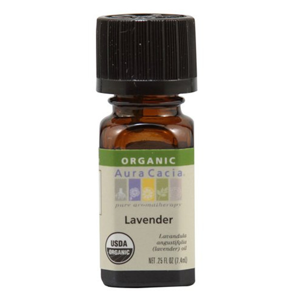 Aura Cacia Lavender Essential Oil - Organic 0.25 fl oz
