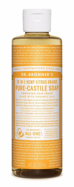 Dr. Bronner's Pure-Castile Liquid Soap - Citrus 8 fl oz