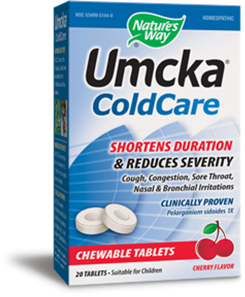Nature's Way Umcka ColdCare Chewable (Berry) 20 Tabs