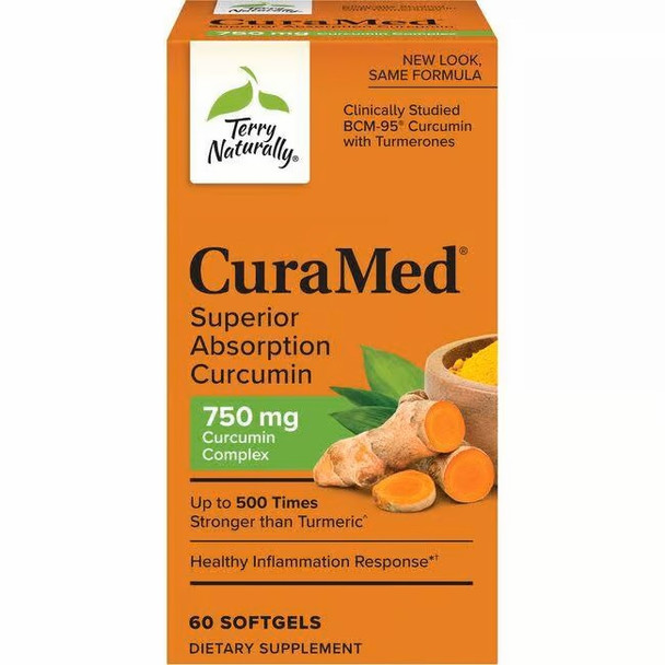 CuraMed Superior Absorption Curcumin 750 mg 60 SG