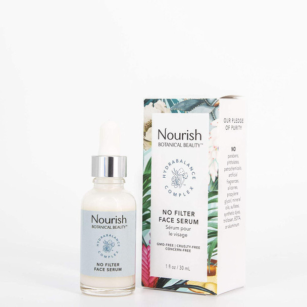 Nourish Botanical Beauty No Filter Face Serum 1 oz