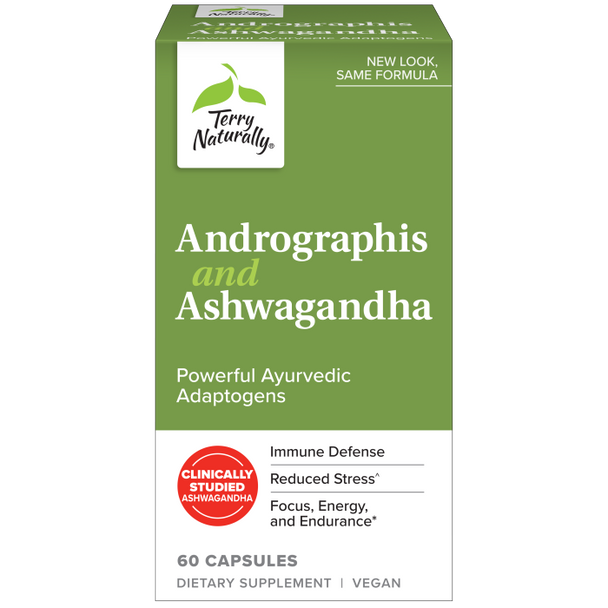 Terry Naturally Andrographis and Ashwagandha 60 caps