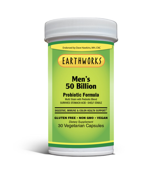 Men's 50 Billion Priobiotic 30 caps by Dave Hawkins' EarthWorks