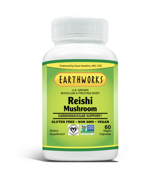 Reishi Mushroom 60 Vcaps by Dave Hawkins' EarthWorks