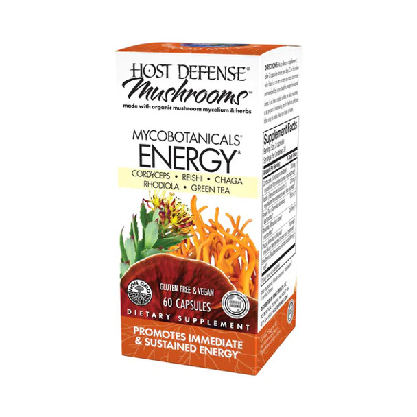 Host Defense MycoBotanicals Energy 60 Vcaps