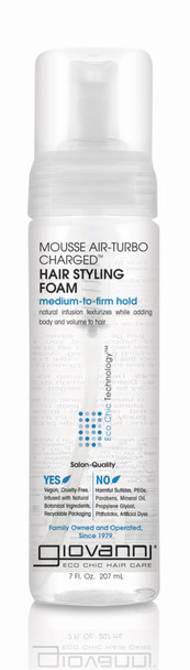 Giovanni Mouse Air-Turbo Charged Hair Styling Foam 7 oz
