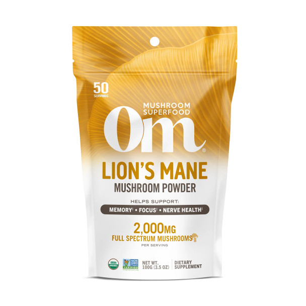 Om Lion's Mane Mushroom Powder 100 g