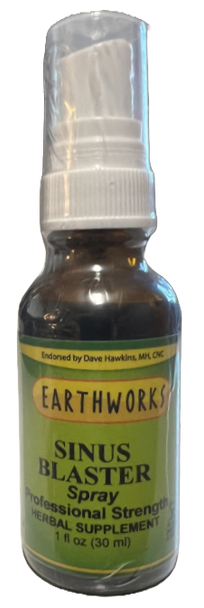 Sinus Blaster Spray 1 oz by Dave Hawkins' EarthWorks