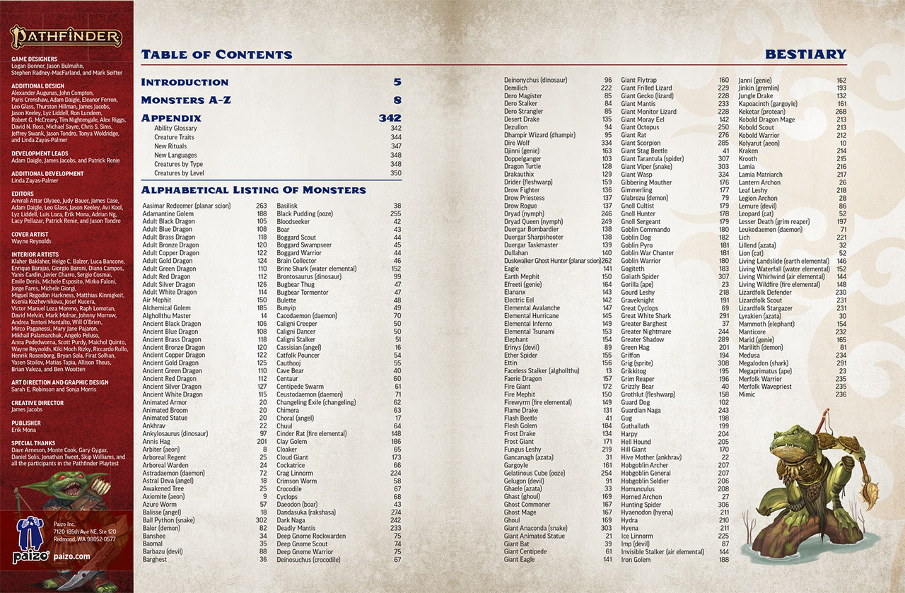 Pathfinder Triangle Pdf Pathfinder Bestiary PDF