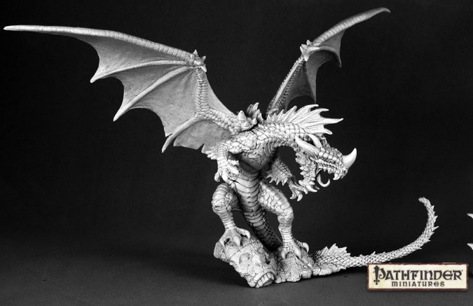 Pathfinder Miniatures: Red Dragon—Core Rulebook Version