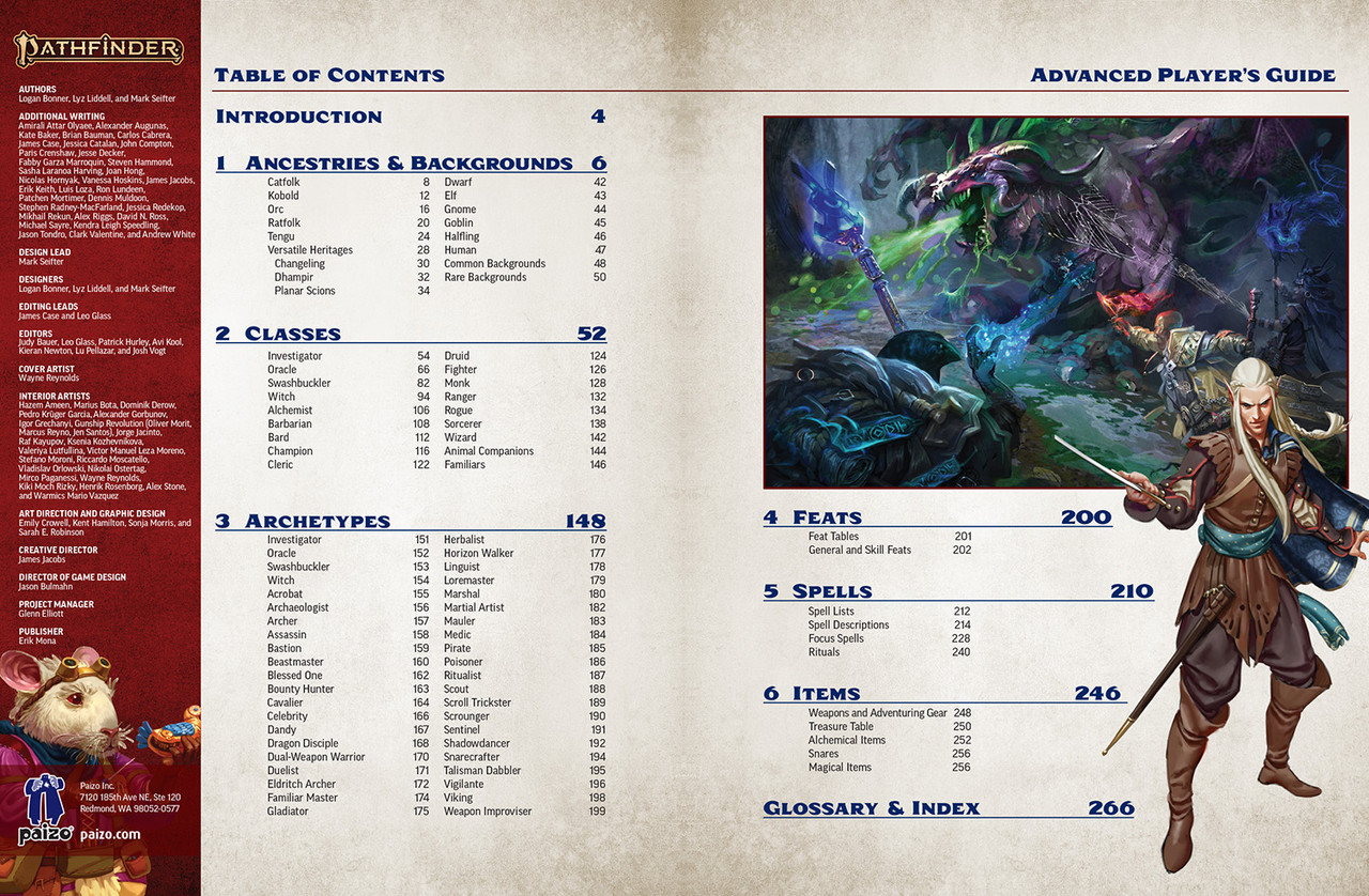 Pathfinder Advanced Player S Guide