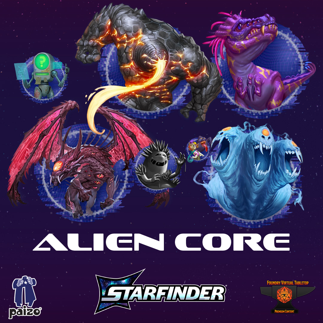 Starfinder Token Pack: Alien Core (Foundry VTT)