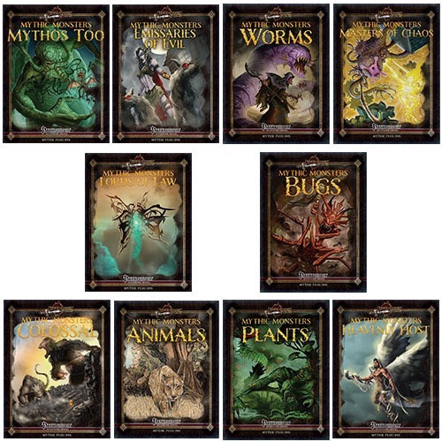 Mythic Monster Mega-Bundle: #21 to 30 (PFRPG) PDF Bundle