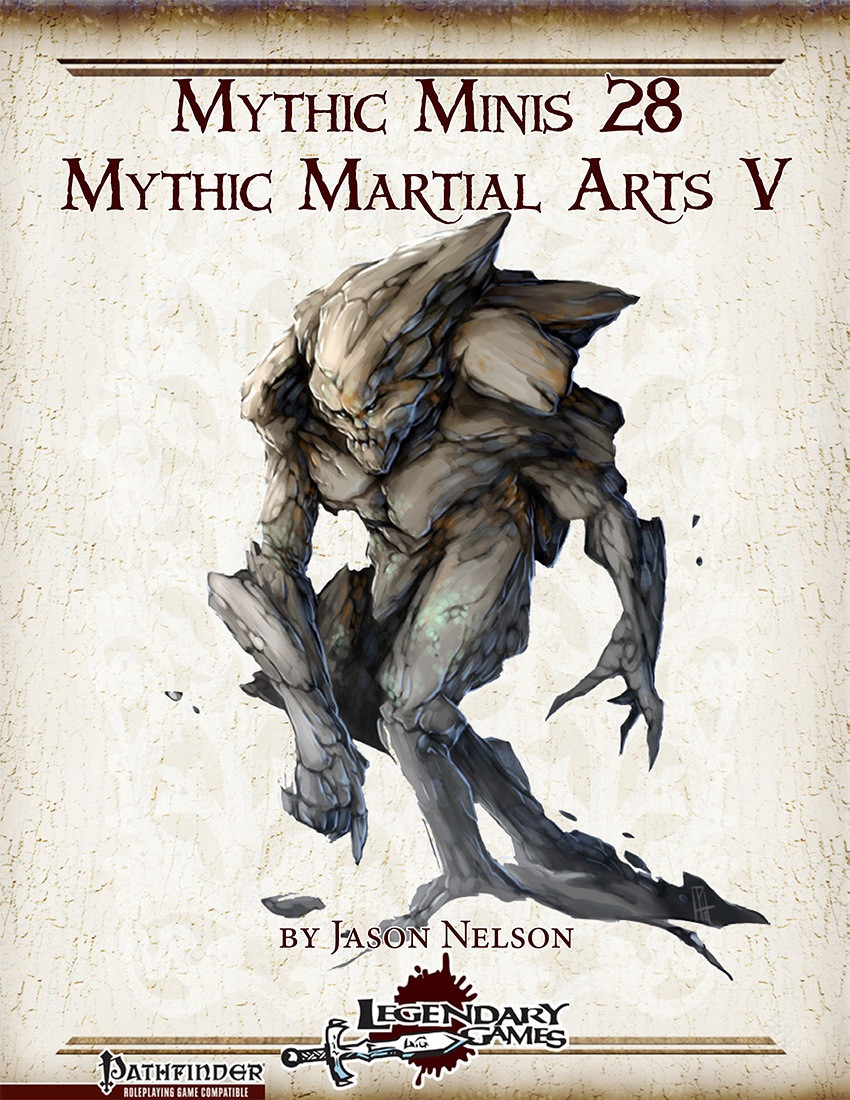Mythic Minis 28: Mythic Martial Arts V PDF