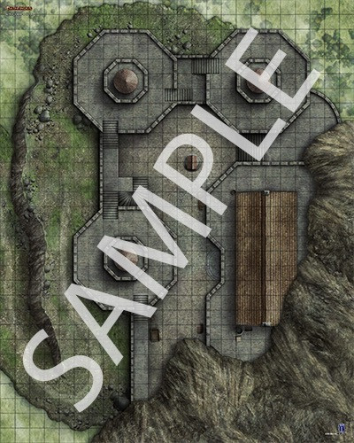 Pathfinder Keeps Map Pathfinder Flip-Mat: Castles Multi-Pack