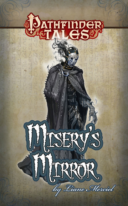 Pathfinder Tales: Misery's Mirror ePub, by Liane Merciel. This cover depicts a masked figure.