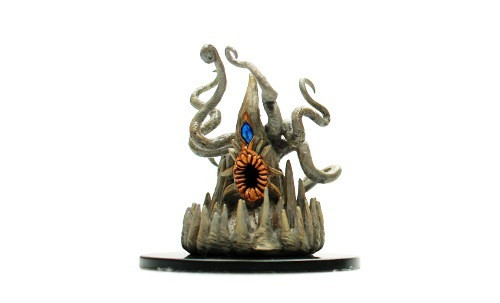 An image of Zavackuul, a variant of roper, maw gaping and tenticles lashing. (Front View)