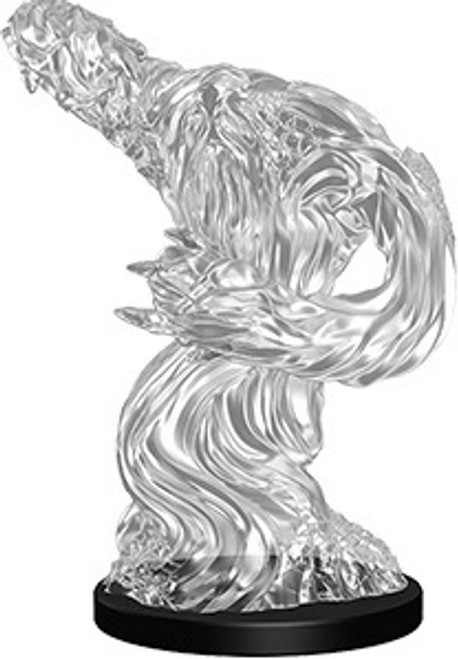 An image of a twisting water elemental, flowing around itself. (Front View)