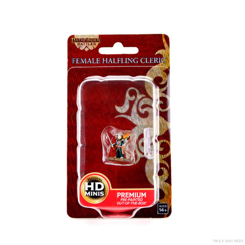 Pathfinder Battles: Premium Painted Figure - Female Halfling Cleric