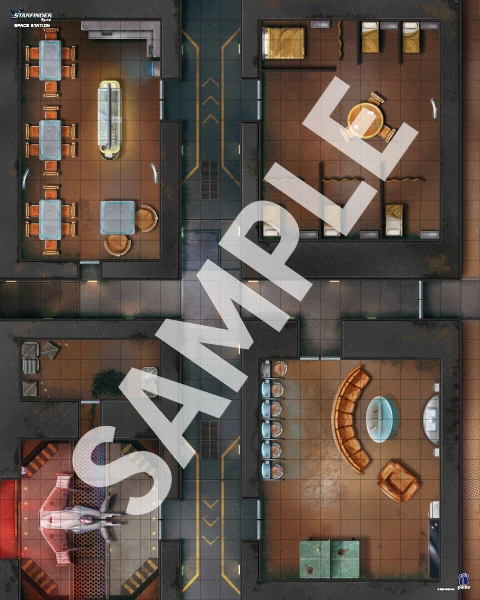 Starfinder Flip-Mat: Space Station (S2) PDF
