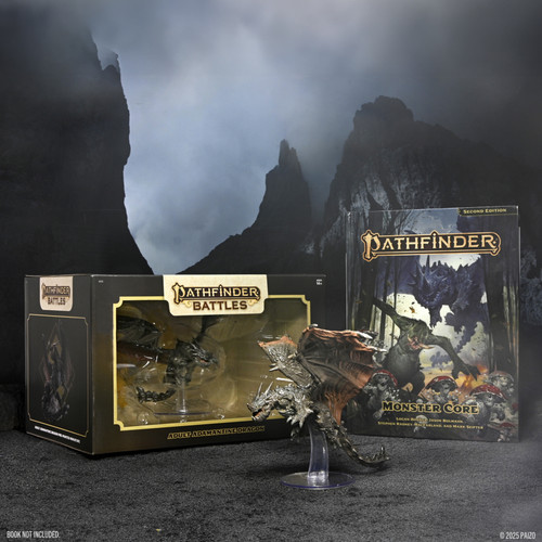 Pathfinder Battles: Adult Adamantine Dragon Boxed Miniature