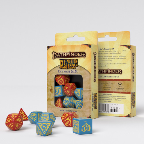 Pathfinder Extinction Curse Entertainers Dice Set (7)