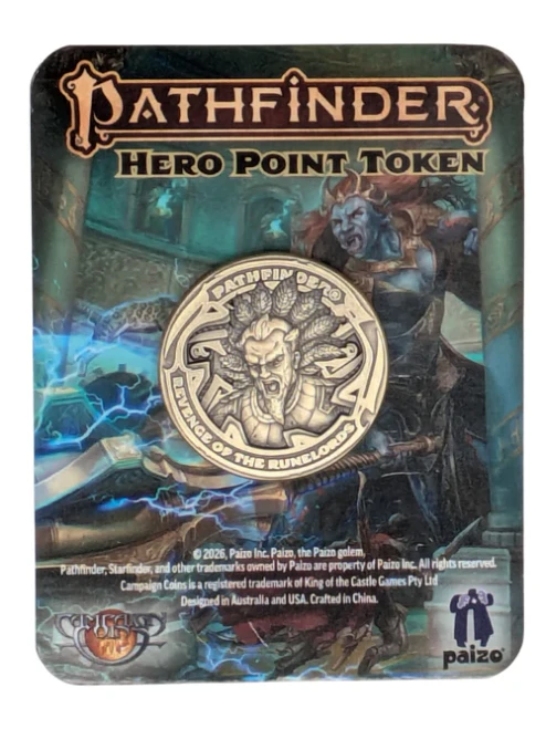 Pathfinder Hero Point Token: Revenge of the Runelords