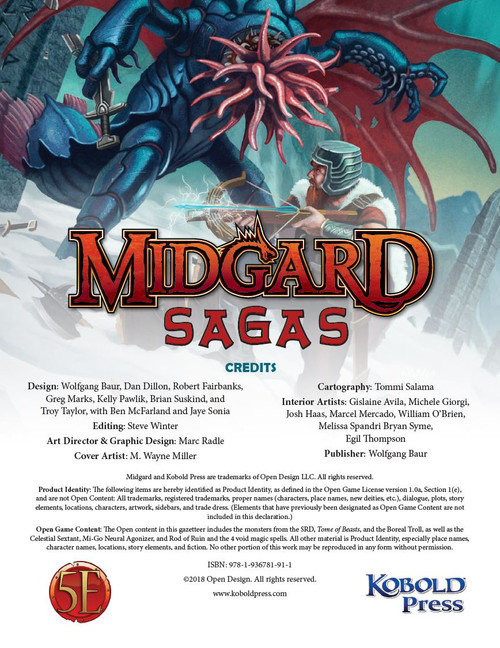 Midgard Sagas (5E) PDF