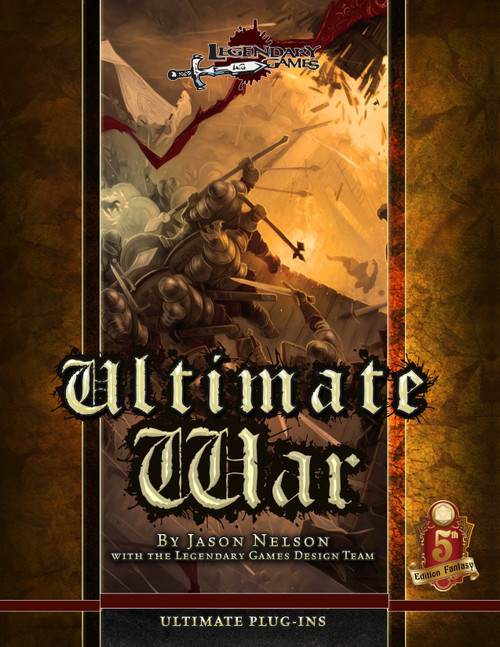 Ultimate War (5E) PDF shows a chaotic battlefield scene.