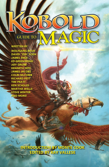 Kobold Guide to Magic PDF, a fantasy guide for writers and game creators, featuring magical elements and top fantasy author contributions to help craft believable magical worlds and stories, digital product, PDF format.