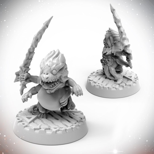 Starfinder Masterclass Miniature: Skittermander, 32mm scaled, high-quality plastic figure on scenic base, featuring detailed design, from the Starfinder brand, made of durable plastic, showcasing intricate craftsmanship and realistic texture, part of the Starfinder sci-fi universe.