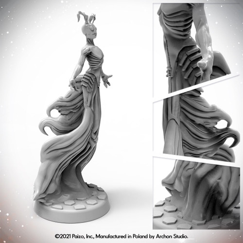 Starfinder Masterclass Miniatures: Asteray by Paizo brand, 32mm high-quality plastic fantasy figure with scenic base, 52, featuring intricate details and design for a unique gaming experience.