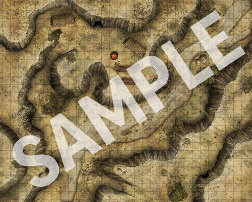 Pathfinder Flip-Mat: Wilderness Camps