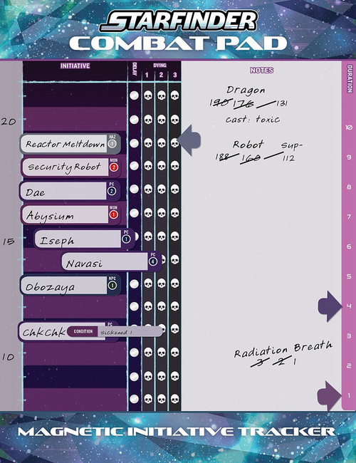 Starfinder: Schermo Del GM (Game Master) - 4 Pannelli Illustrati - Proteggi Tiri E Note - Accessorio Gioco Di Ruolo
