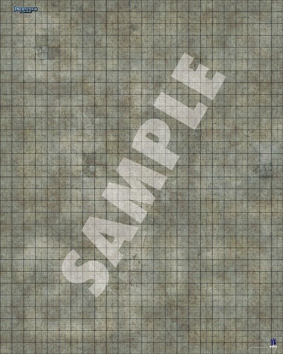 Pathfinder Flip-Mat: Basic Terrain Multi-Pack PDF sample image shows a blank map of stone floor.